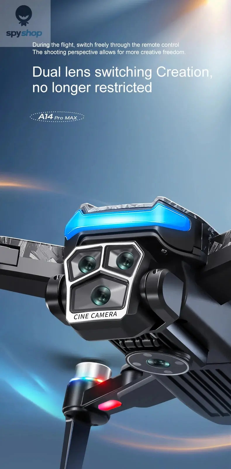 Xiaomi Mijia A14Pro max GPS Brushless 8K three Camera Optical Flow Obstacle Avoidance Foldable Quadcopter RC Distance Drone Toys