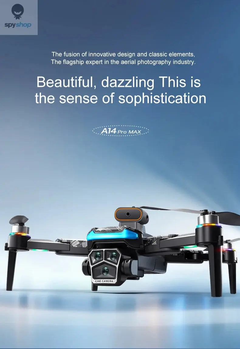Xiaomi Mijia A14Pro max GPS Brushless 8K three Camera Optical Flow Obstacle Avoidance Foldable Quadcopter RC Distance Drone Toys