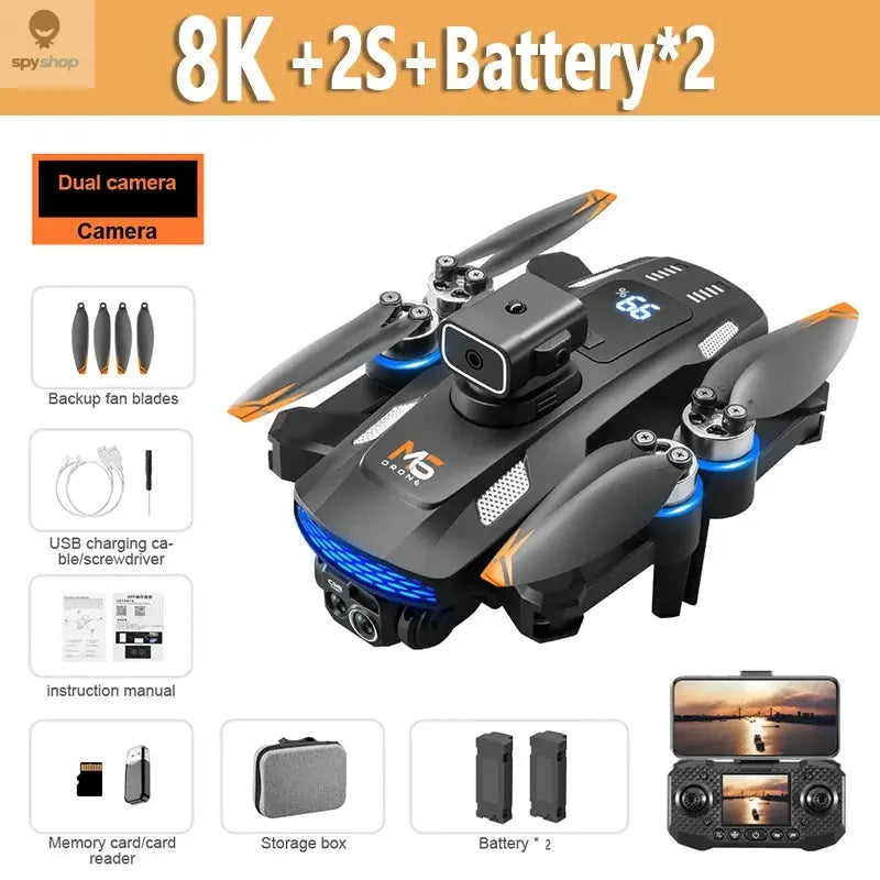 Xiaomi Mijia M6 Drone 8K Professional HD Camera Drones 5G WIFI FPV Video 4k UAV With screen Remote control RC Quadcopter Dron Spy-shop.com