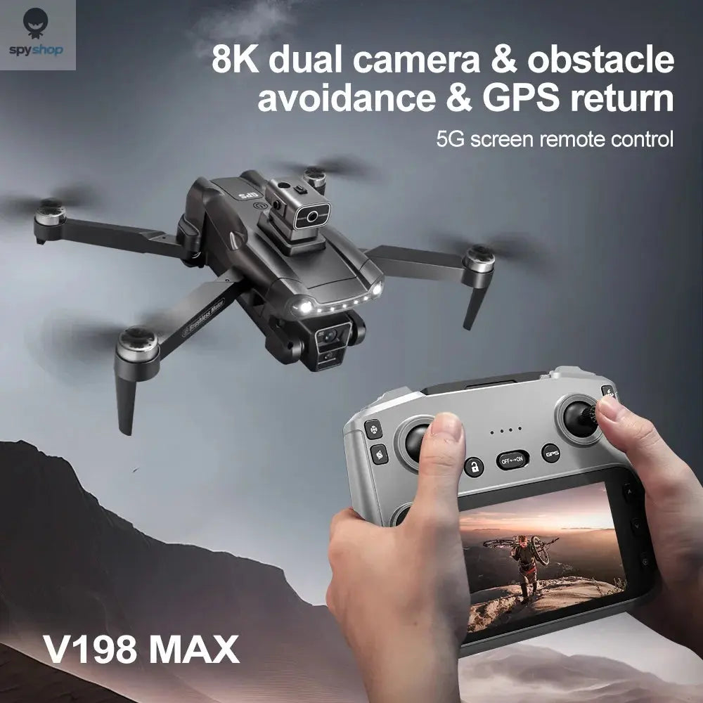 Xiaomi Mijia V198MAX Drone 8K Profesional FPV Brushless Laser obstacle avoidance Aerial Optical Foldable Quadcopter Mini 4K Dron