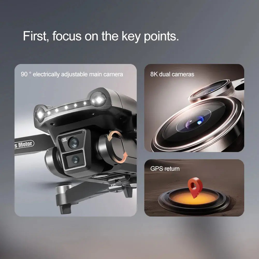 Xiaomi Mijia V198MAX Drone 8K Profesional FPV Brushless Laser obstacle avoidance Aerial Optical Foldable Quadcopter Mini 4K Dron