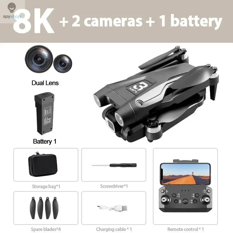 Xiaomi Mijia Z908 Pro /MAX 8K Drone ESC Professional 4K Dron Optical Flow Localization 3sided Obstacle Avoidance Quadcopter Toys Spy-shop.com