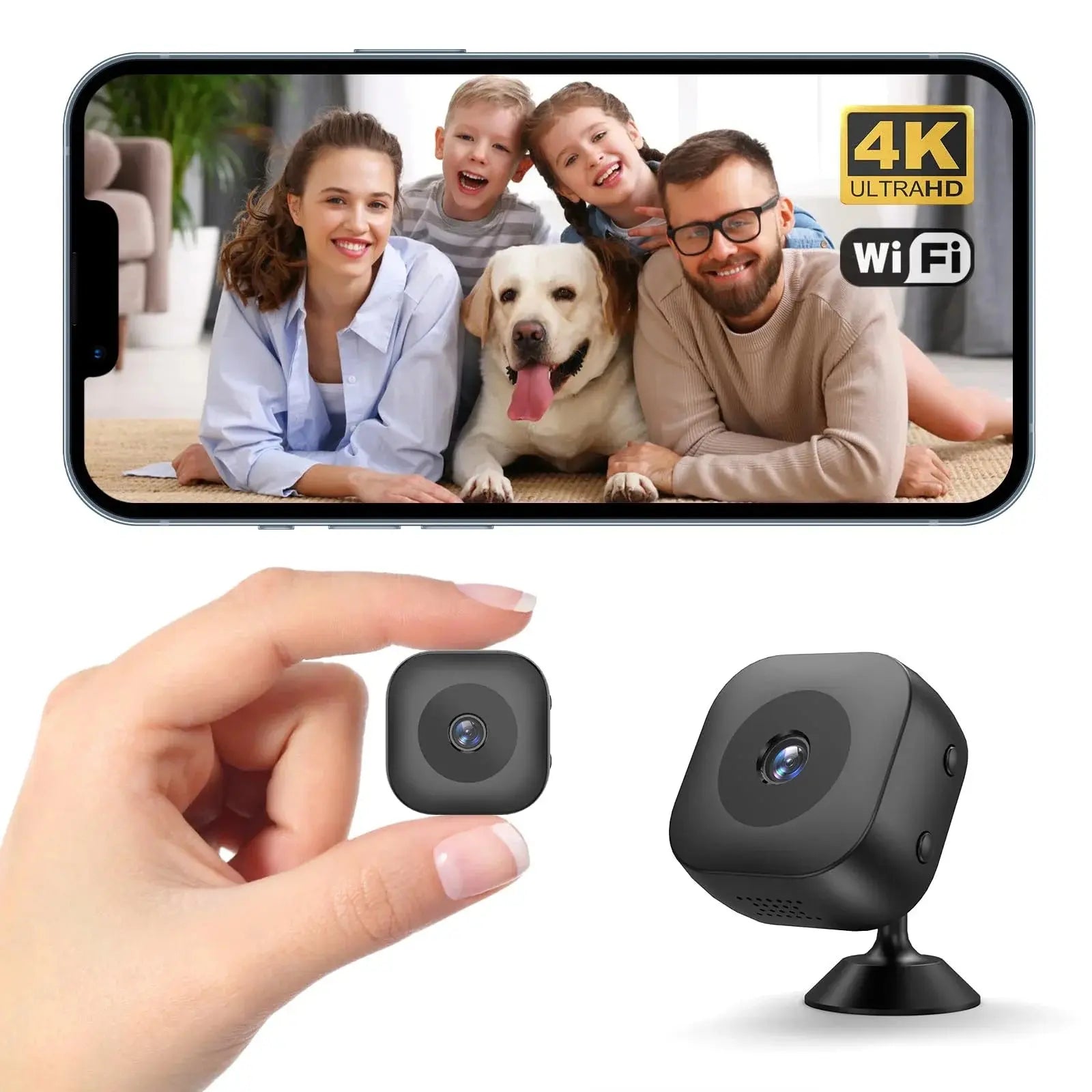 Xiaomi Mini Camera WiFi IP/AP 4K Remote Monitoring Mobile Detection Camcorder Portable Smart Home Surveillance Security Camera Spy-shop.com