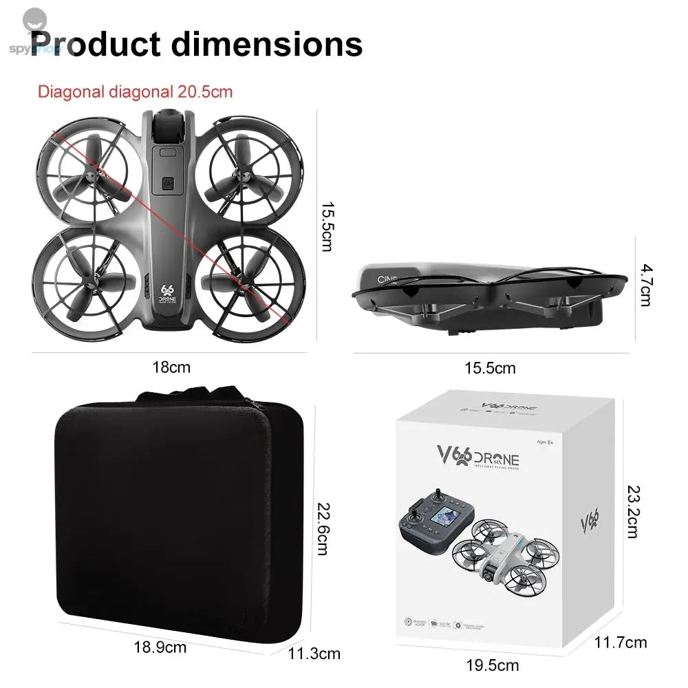 Xiaomi V666 Mini Drone 4K Professional Aerial 8k Dual Camera Intelligent obstacle avoidance Brushless Quadcopter Kid RC Toy