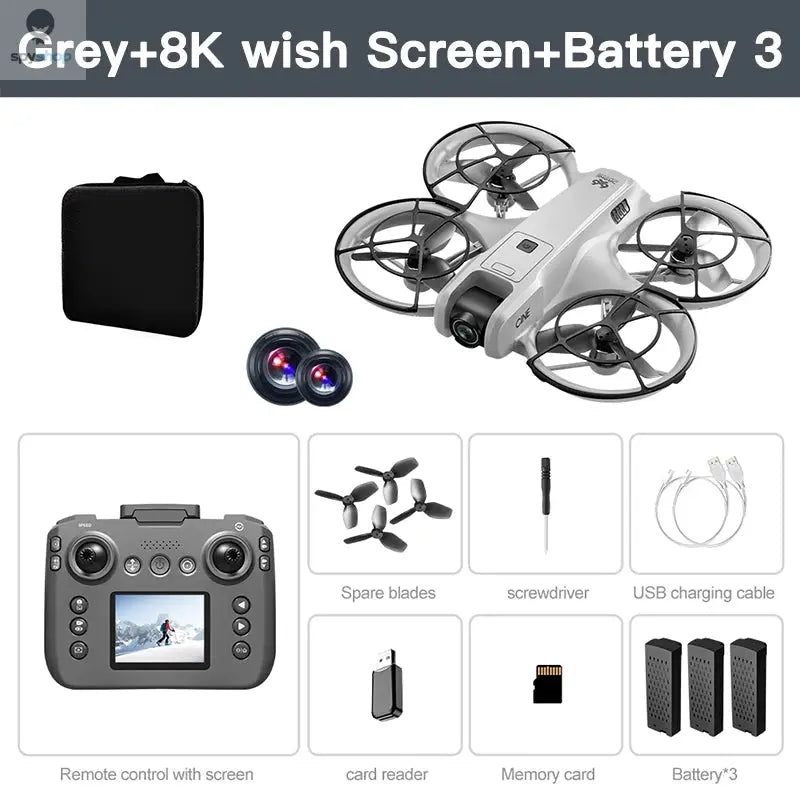 Xiaomi V666 Mini Drone 4K Professional Aerial 8k Dual Camera Intelligent obstacle avoidance Brushless Quadcopter Kid RC Toy