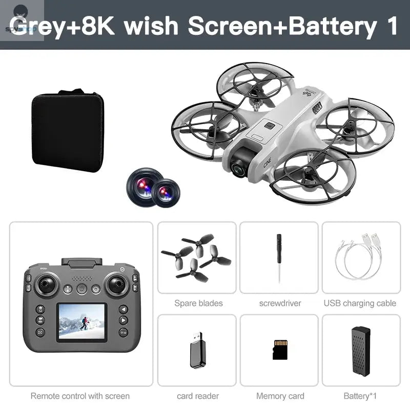 Xiaomi V666 Mini Drone 4K Professional Aerial 8k Dual Camera Intelligent obstacle avoidance Brushless Quadcopter Kid RC Toy