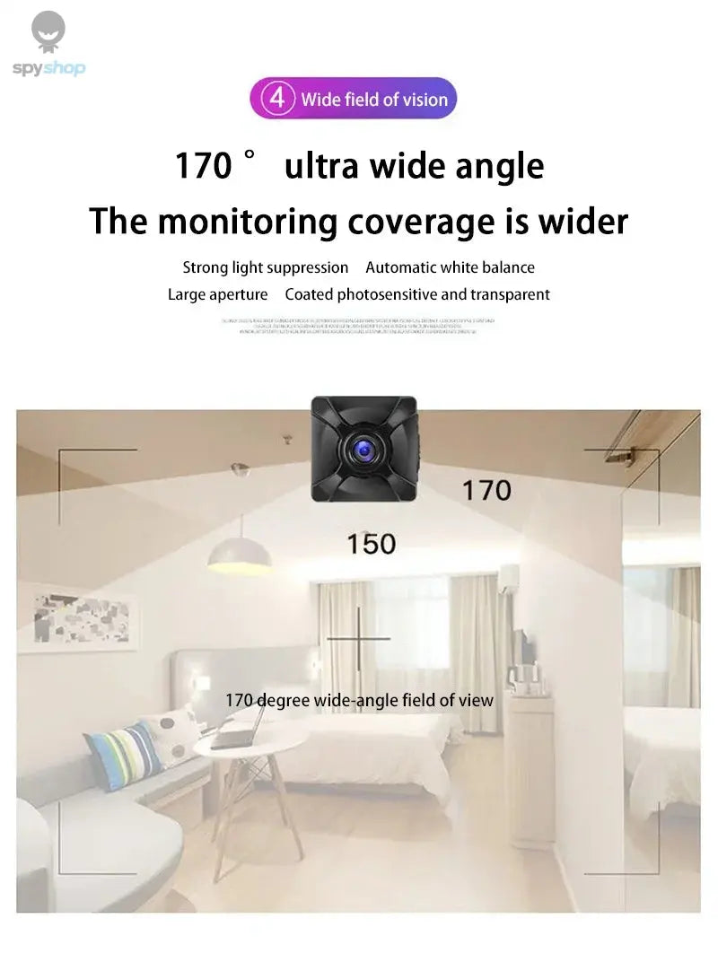 Xiaomi X5 1080P Wireless Camera Mini WiFi IP/AP Remote Monitor Rechargeable Battery Motion Detection Portable Camcorders Home Spy-shop.com