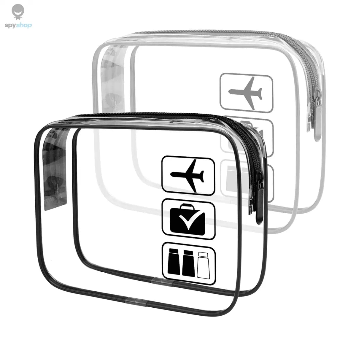 YANZAI Transparent Zipper Makeup Bag Organizer Box Men Women Travel Clear Cosmetic Bag Waterproof Toiletry Wash Make Up Bags