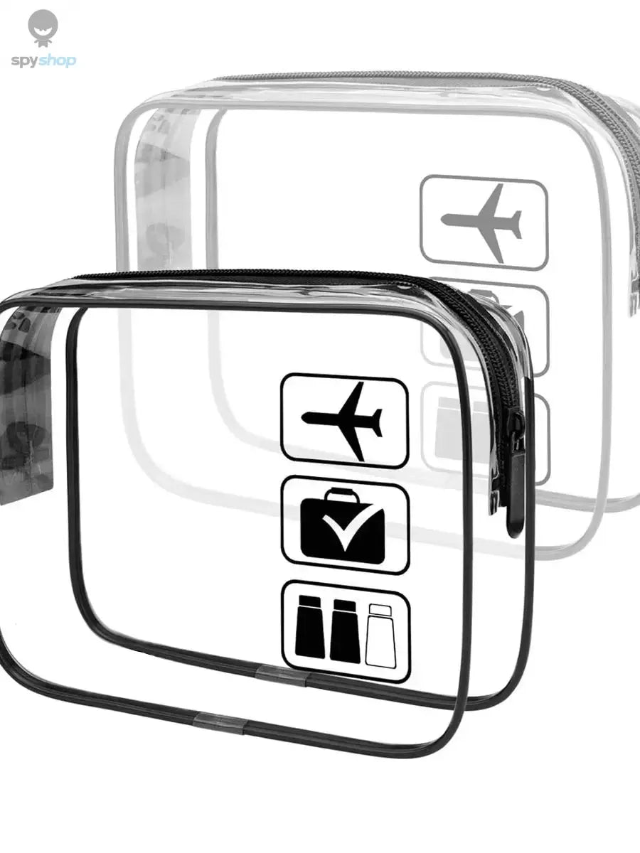 YANZAI Transparent Zipper Makeup Bag Organizer Box Men Women Travel Clear Cosmetic Bag Waterproof Toiletry Wash Make Up Bags