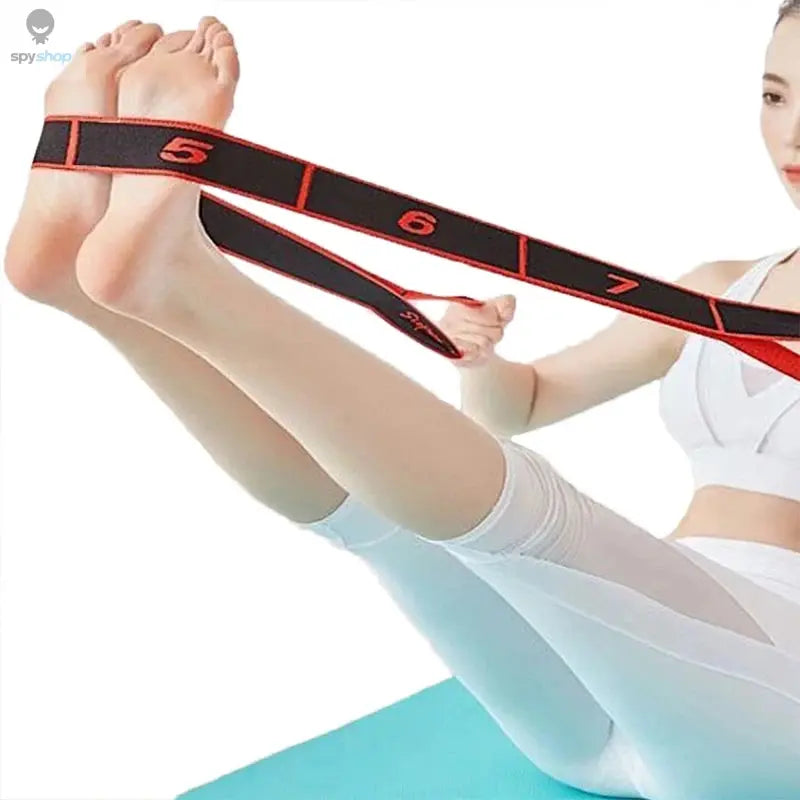 Yoga Stretch Resistance Bands Adult High Elasticity Multi-Segment Belt Yoga Assisted Stretching Belt Yoga Fitness Products Spy-shop.com