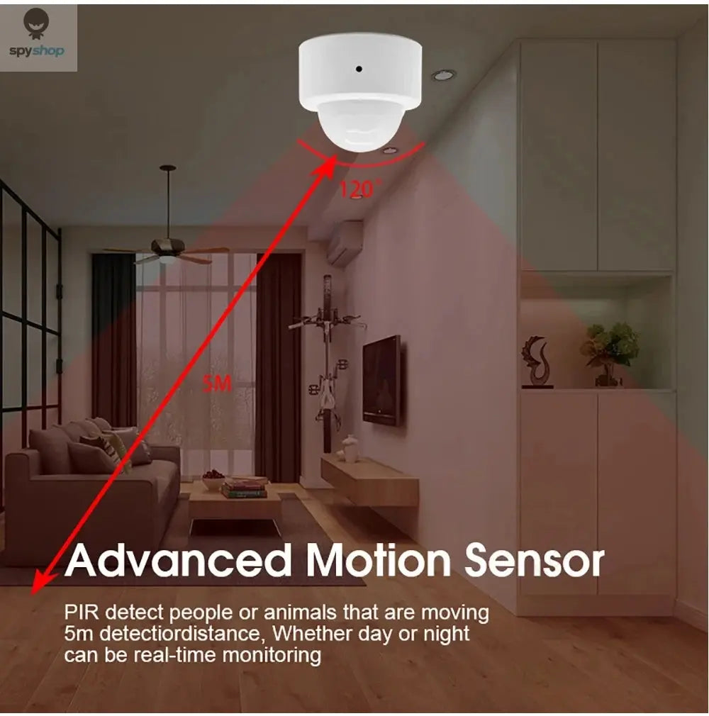 Zigbee 3.0 Smart Pir Motion Sensor Movement Human Body Infrared Detector Security Alarm Sensor Works With EWelink Home Assistant Spy-shop.com