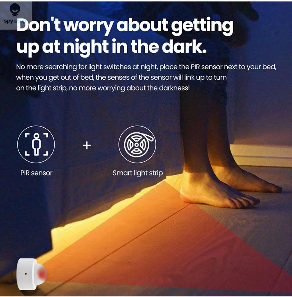 Zigbee 3.0 Smart Pir Motion Sensor Movement Human Body Infrared Detector Security Alarm Sensor Works With EWelink Home Assistant Spy-shop.com