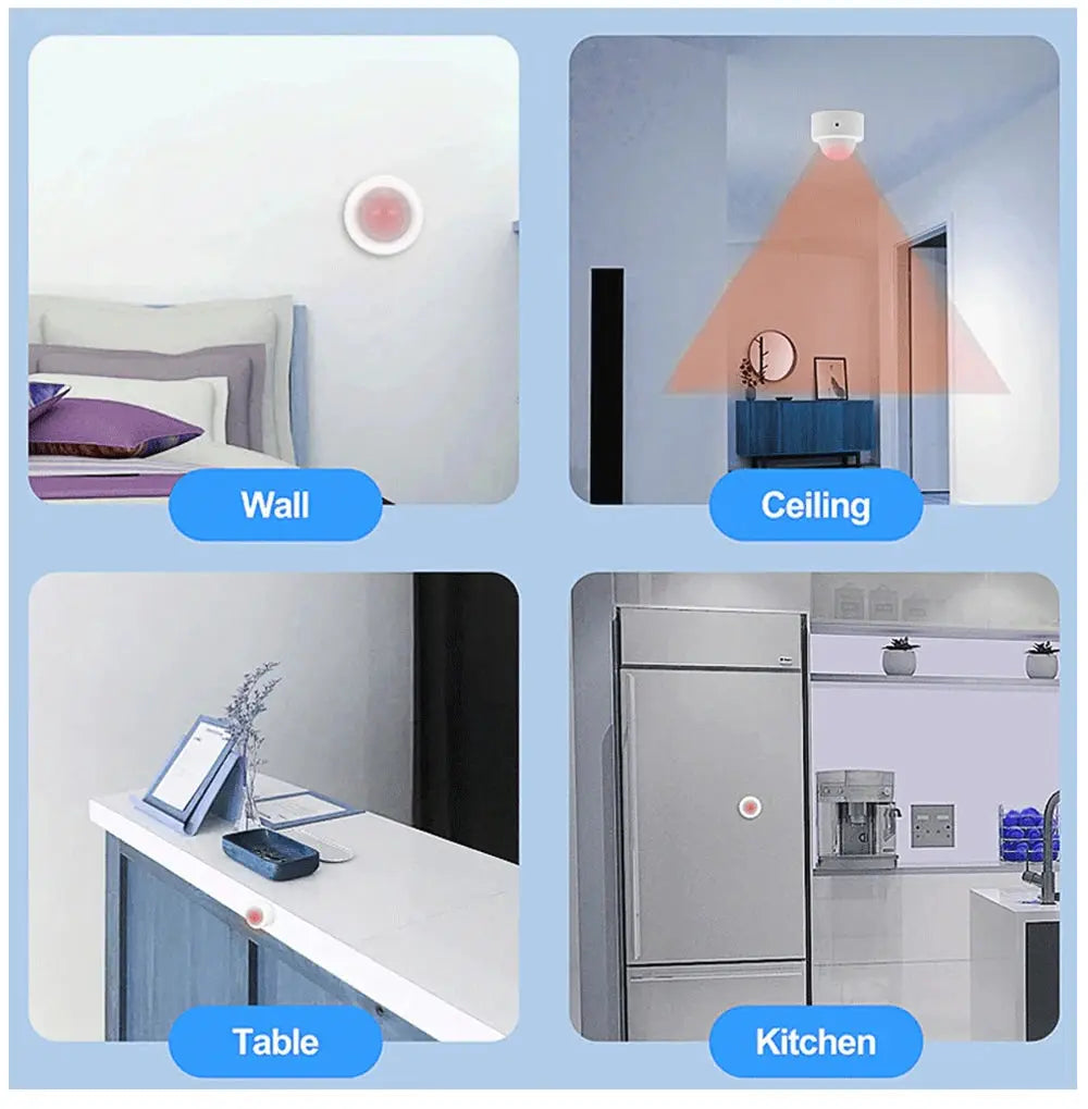 Zigbee 3.0 Smart Pir Motion Sensor Movement Human Body Infrared Detector Security Alarm Sensor Works With EWelink Home Assistant Spy-shop.com