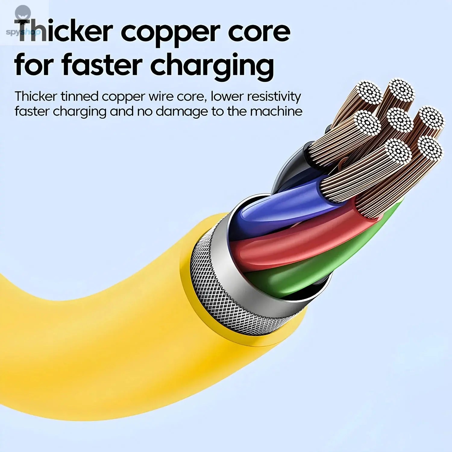 Zinc Alloy USB-C 4IN1 65w Fast Charging Cable for iPhone Usb Type C Cable For iPhone Xiaomi Samsung PD spring data cable Spy-shop.com