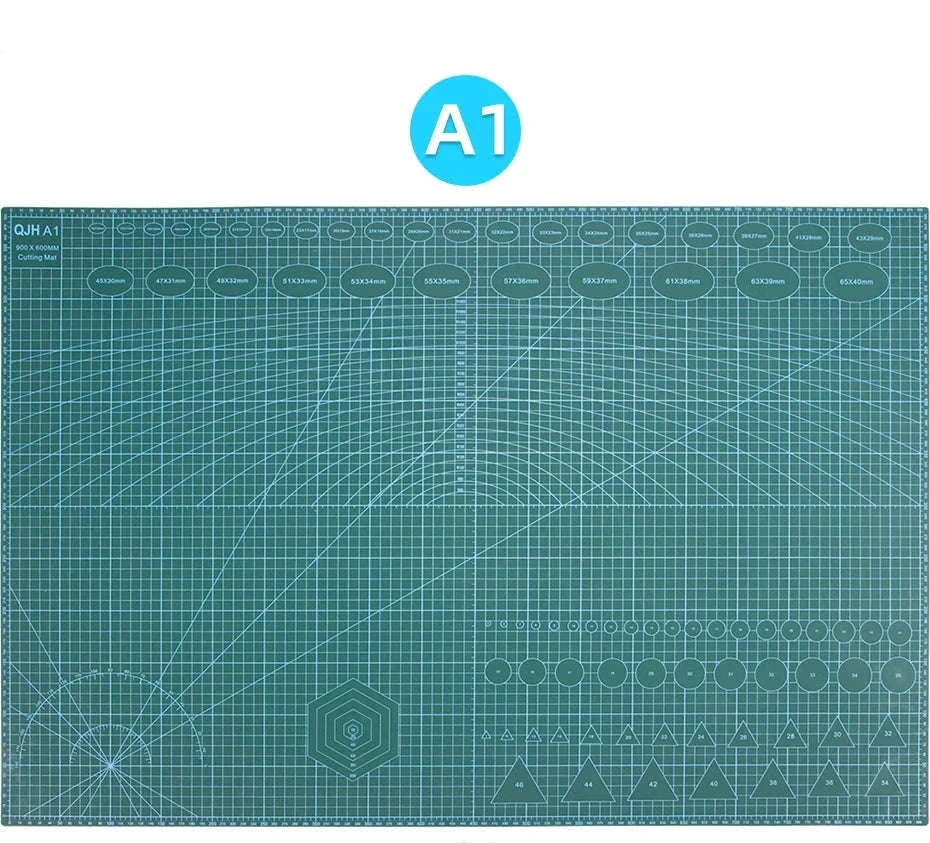 A1 Double-Sided Self-Healing PVC Cutting Mat for Crafting-A1 90cmX60cm / Poland