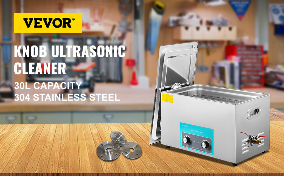 Ultrasonic Cleaner with Heating 2L–30L Deep Cleaning Machine