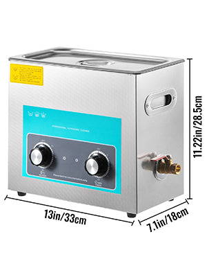 Ultrasonic Cleaner with Heating 2L–30L Deep Cleaning Machine