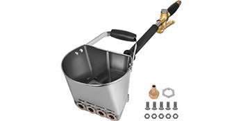 Cement Mortar Sprayer Hopper Gun for Walls and Ceilings