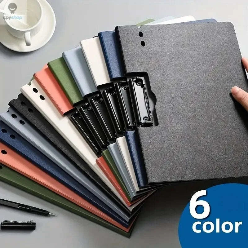 A4 File Folder Clipboard Organizer-WHITE