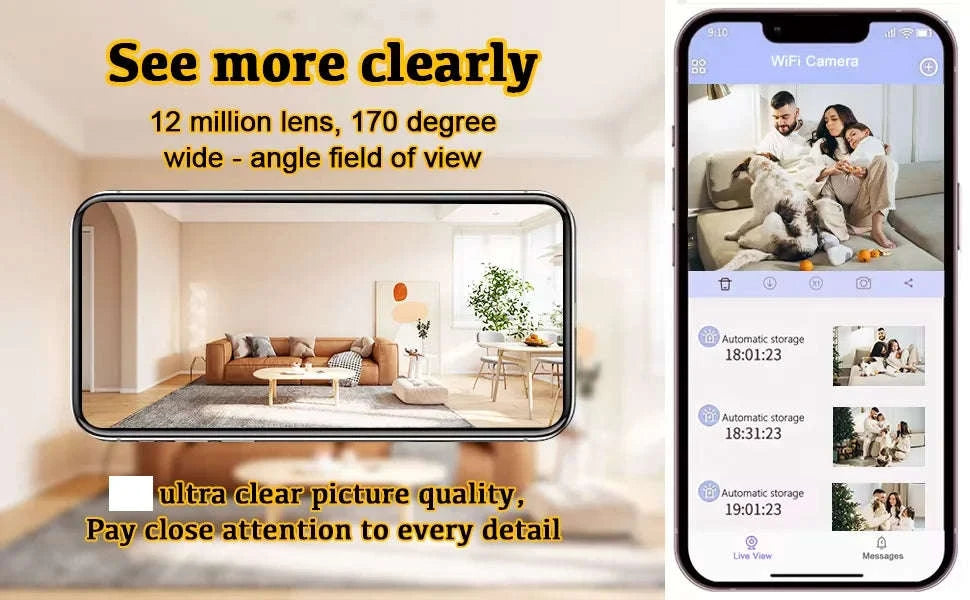 A7 Mini Hidden Camera 1080P WiFi Pet & Home Monitoring-United States