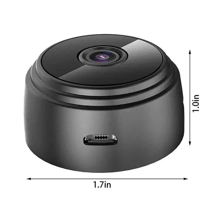 A9 Mini WiFi Security Camera with Phone Remote Monitoring-1PCS-black