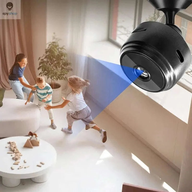 A9 Mini Wireless Security Camera – 1080P HD, Night Vision, Remote View-Black / CHINA