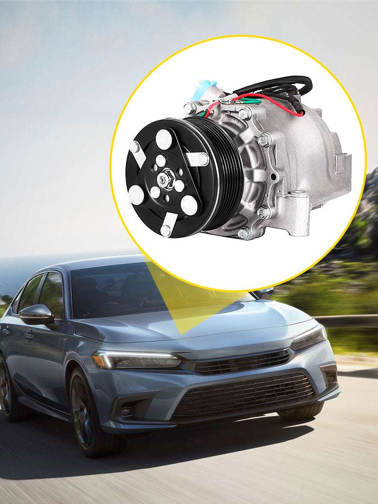 AC Compressor for Honda Civic 2006–2011 1.8L with Clutch-United States