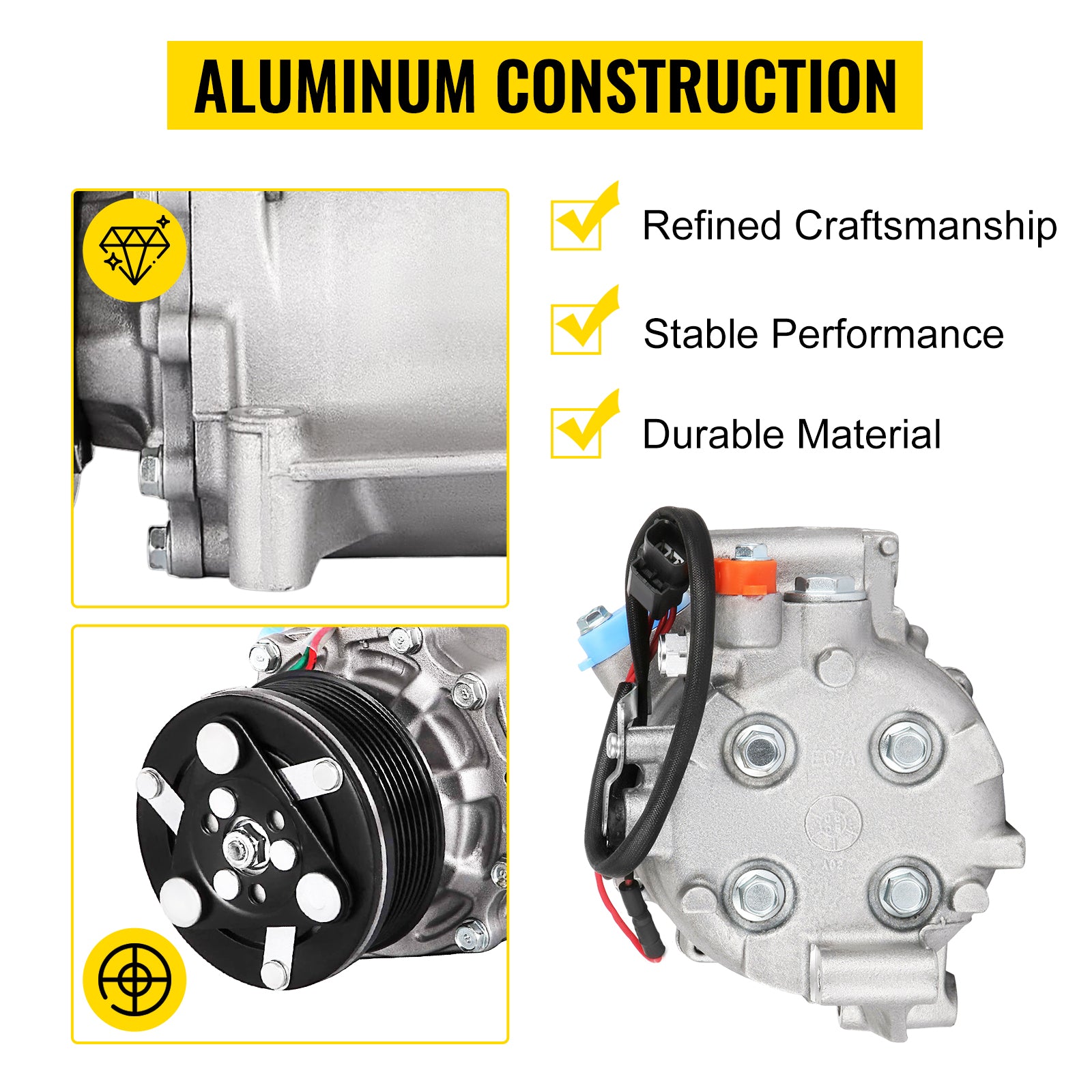 Kompresor klimatizace pro Honda Civic 2006–2011 1.8L s spojkou