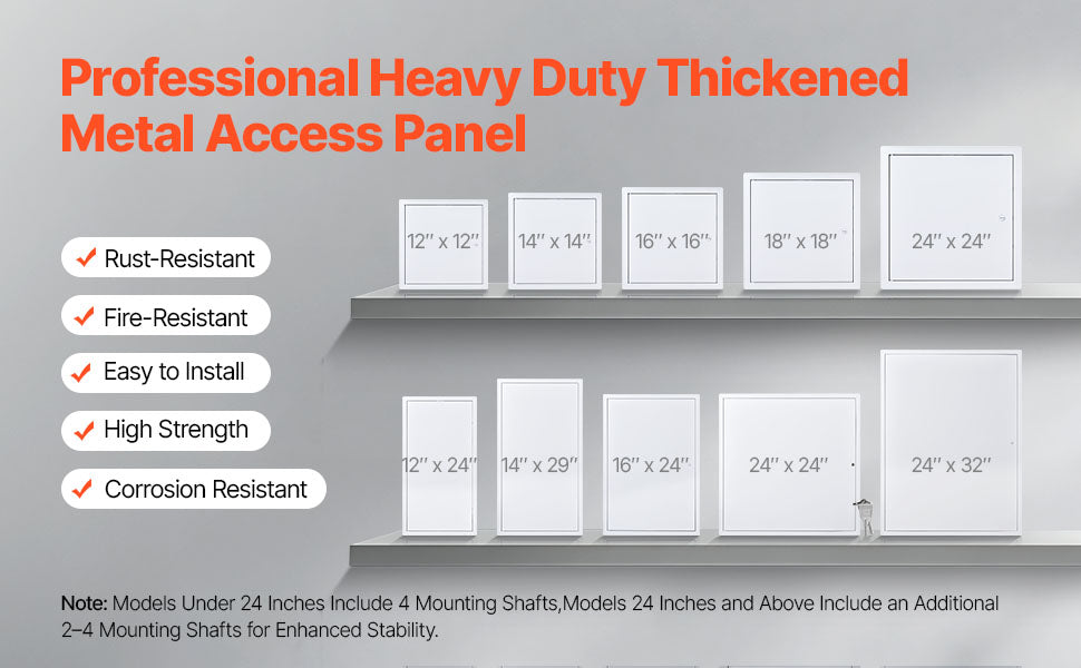 16 Inch White Access Panel for Drywall Wall and Ceiling Service Door