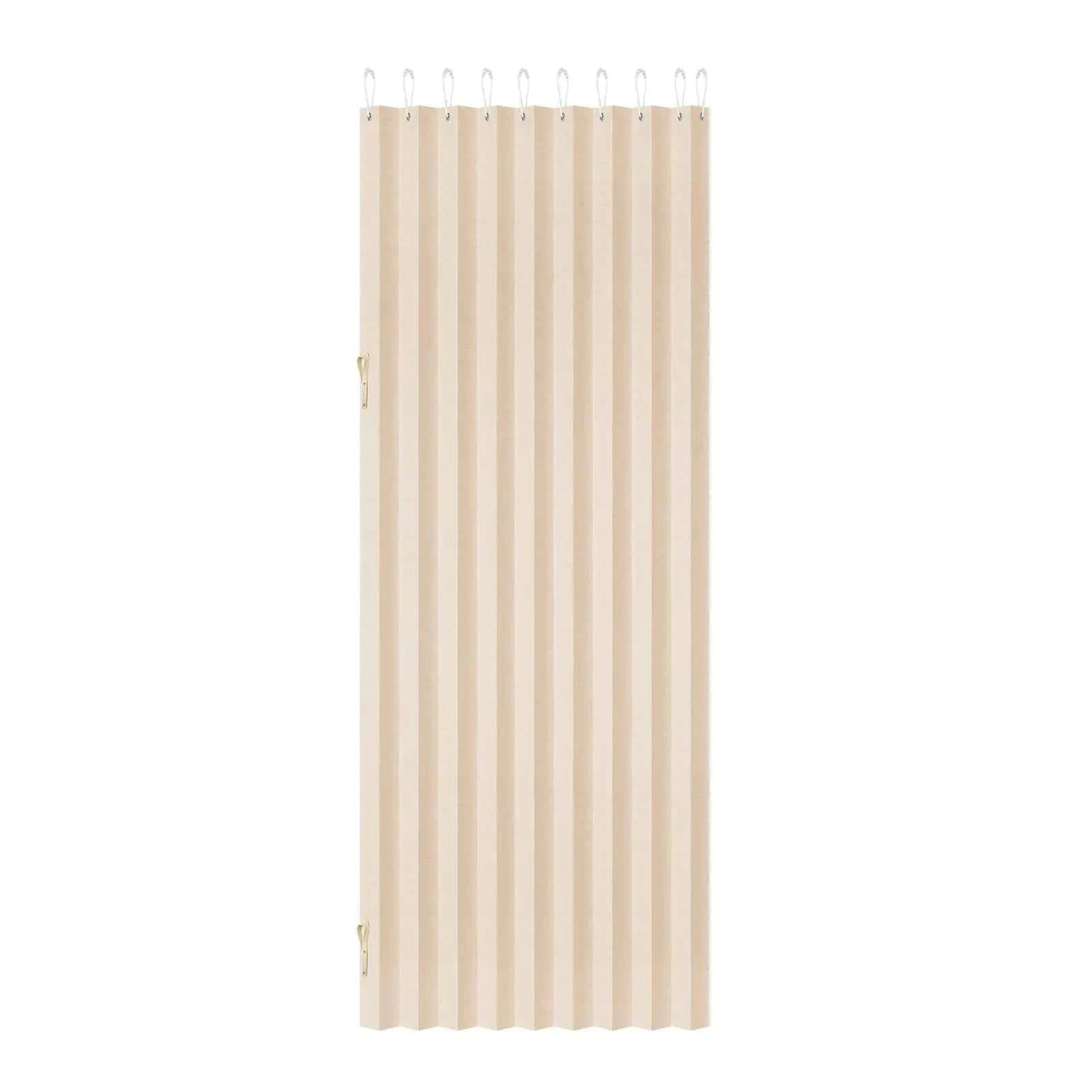 Accordion Door Curtain 47x78 Inch Blackout Folding Magnetic Door Panel-78x47inch / United States