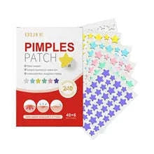 Acne Patches in Heart, Star, Flower & Round Shapes (240 pcs)-Star x 3 Box
