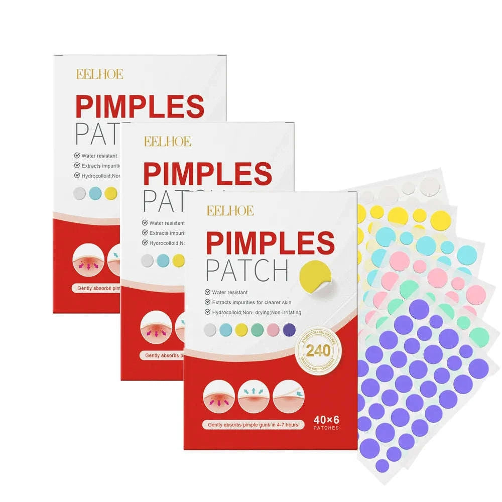Acne Patches in Heart, Star, Flower & Round Shapes (240 pcs)-Star x 3 Box