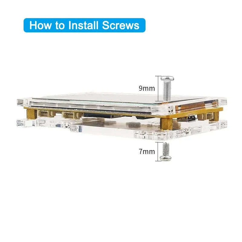 Acrylic Case for 2.8 Inch ESP32 Display-Acrylic Case / China Mainland