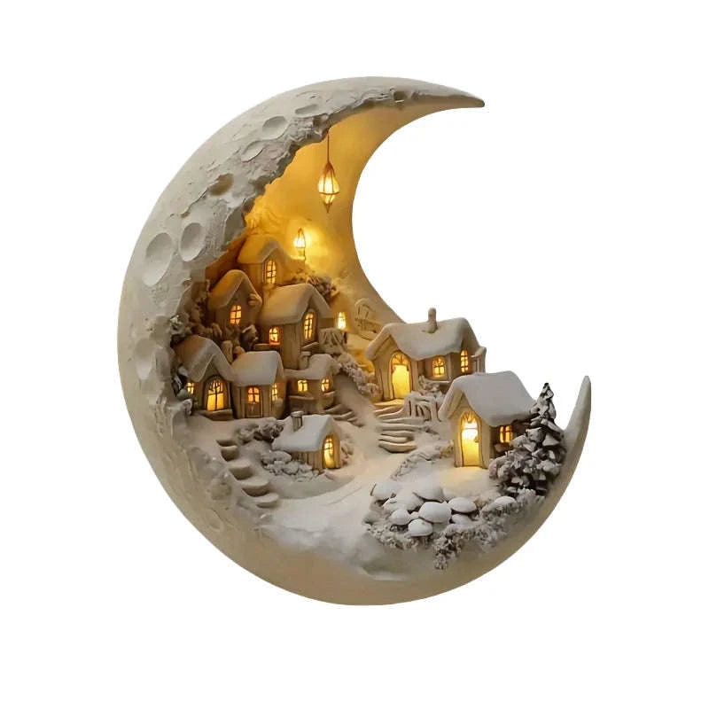 Acrylic Christmas Ornament Desktop Decoration-1 / 1pc