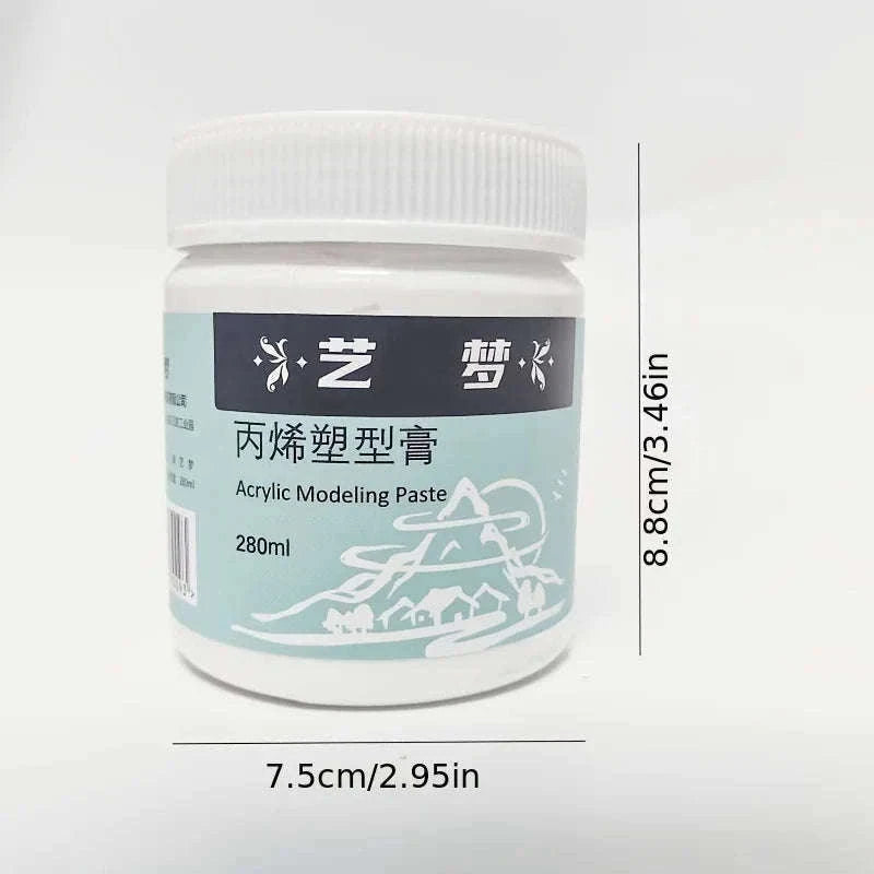 Acrylic Modeling Paste for Sculpting and Texture Painting-1 pc