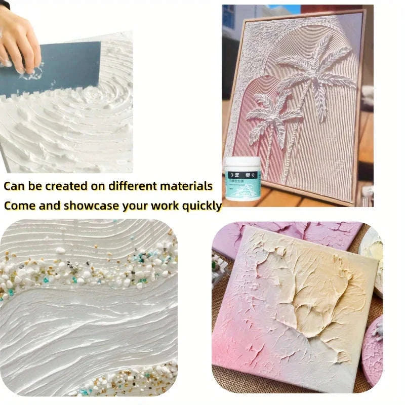 Acrylic Modeling Paste for Sculpting and Texture Painting-1 pc