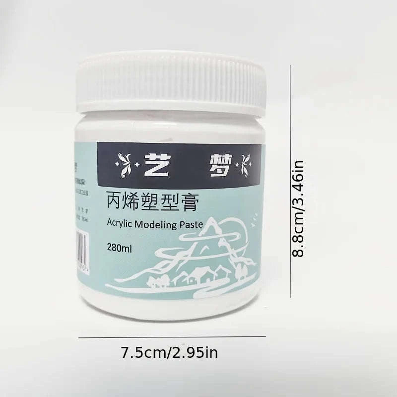 Acrylic Modeling Paste for Sculpting and Texture Painting-1 pc