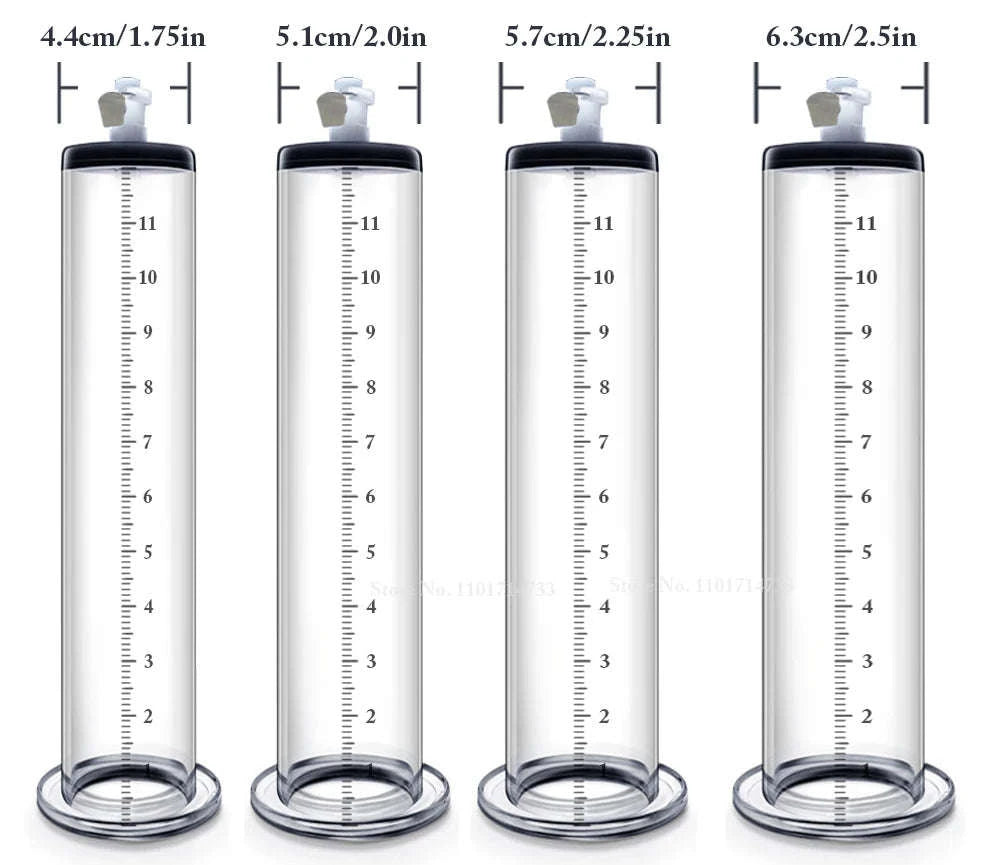 Acrylic Penis Pump Manual Vacuum Penis Enlarger-A5(4.4-30.5cm) kit