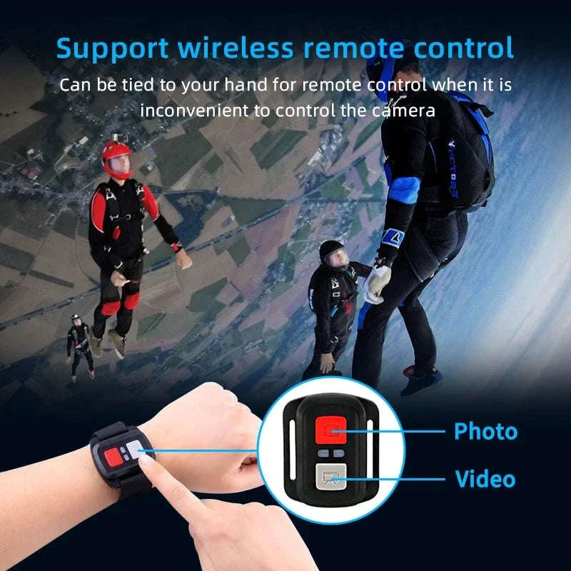 Action Camera 5K 4K with Electronic Stabilization-AT-M40R -A / 64G