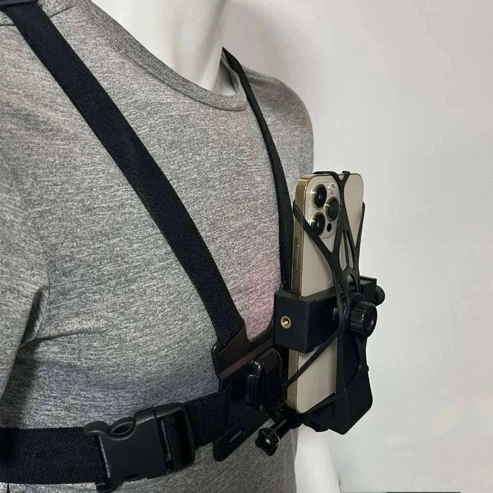 Action Camera Chest Strap Mount for Hands-Free POV Recording-Set 2 / CHINA
