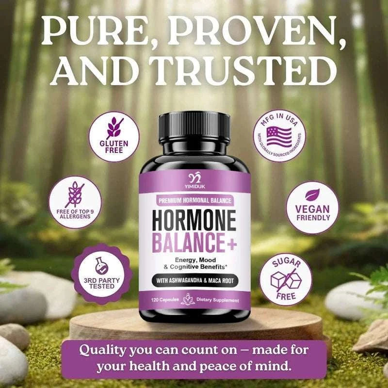 Adaptogen Herb Complex Hormone Balance Supplement with Vitamin B6-120pcs