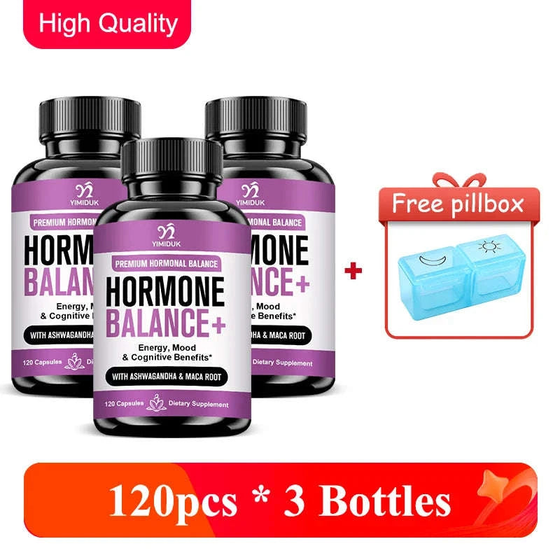 Adaptogen Herb Complex Hormone Balance Supplement with Vitamin B6-120pcs