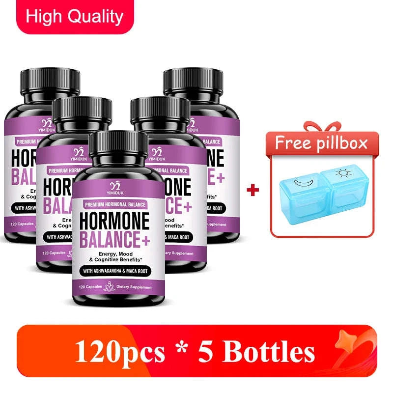 Adaptogen Herb Complex Hormone Balance Supplement with Vitamin B6-120pcs