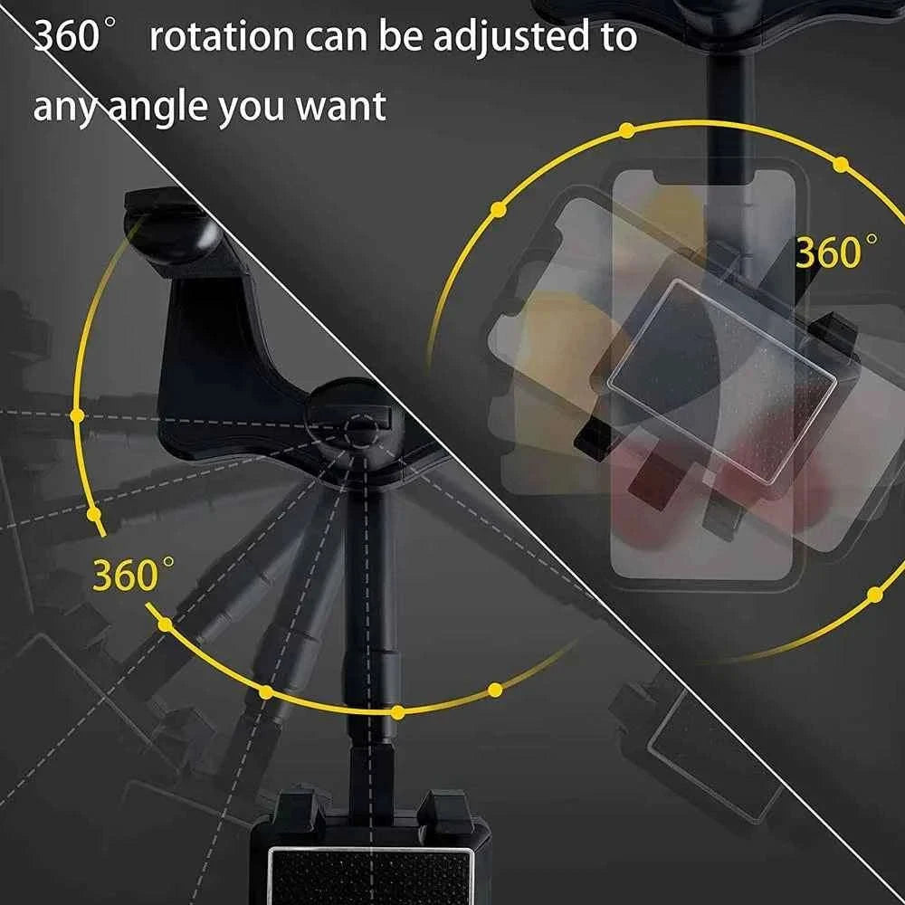 Adjustable 360° Rearview Mirror Phone Holder-1pc
