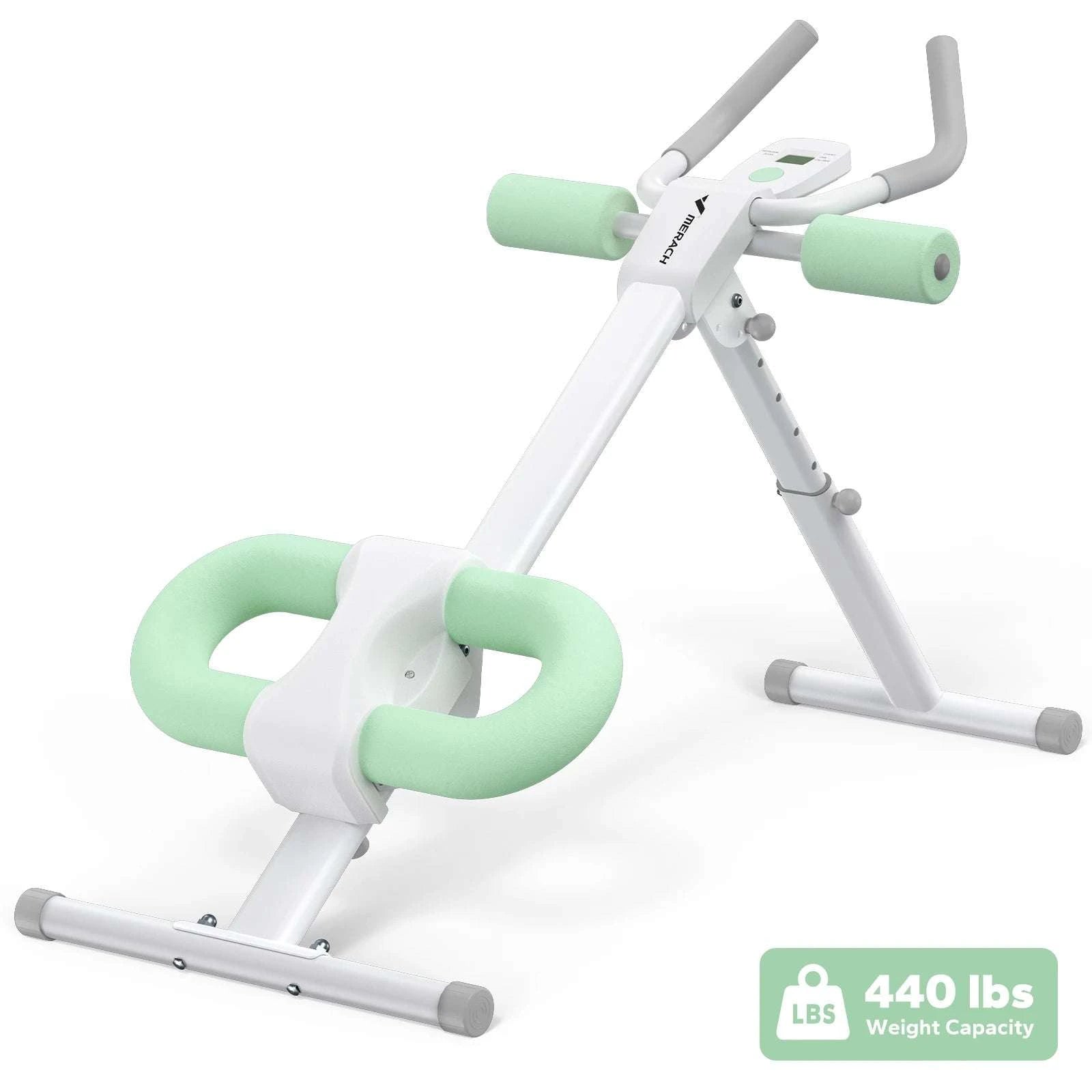Adjustable Ab Trainer Machine Foldable Core Workout with LCD Monitor-2314B / United States