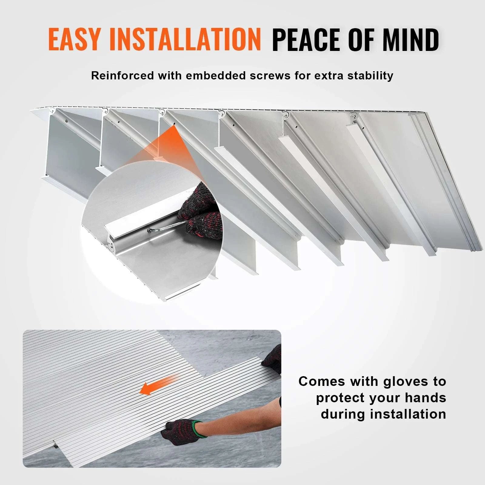 Adjustable Aluminum Door Threshold Ramp 800 lbs for Wheelchairs-2in / UNITED KINGDOM