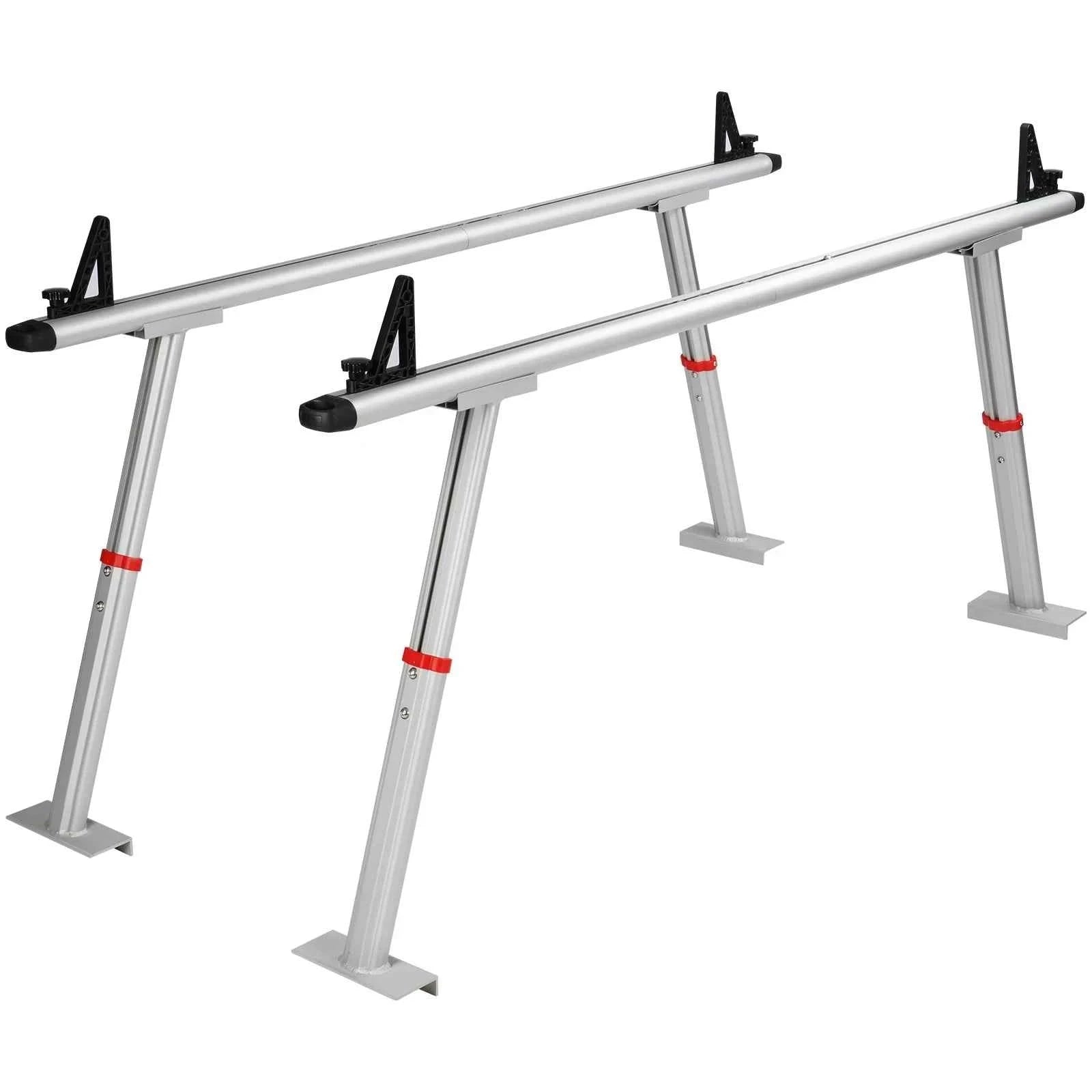 Adjustable Aluminum Truck Rack with No-Drill C-Clamps-71 inch17-29 inch / United States
