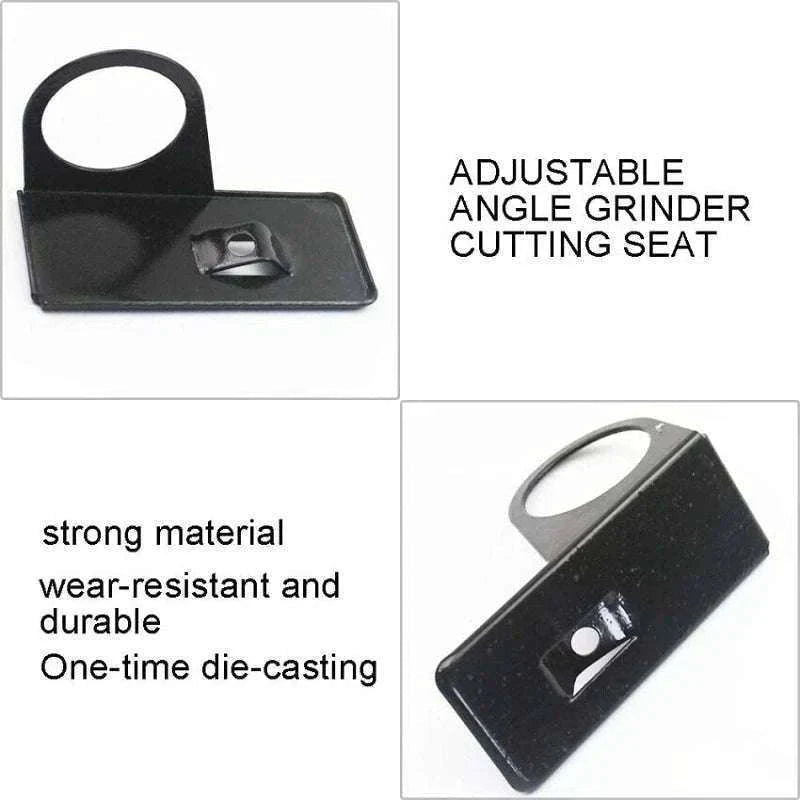 Adjustable Angle Grinder Base for Steadier, Cleaner Cuts-Black