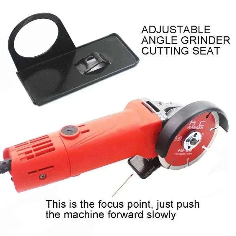 Adjustable Angle Grinder Base for Steadier, Cleaner Cuts-Black