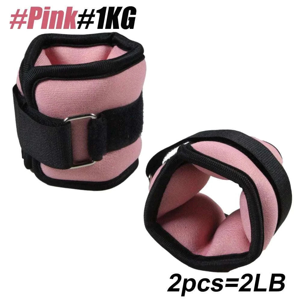 Adjustable Ankle & Wrist Weights for Strength Training-Black-0.5kg-1Pair / China Mainland